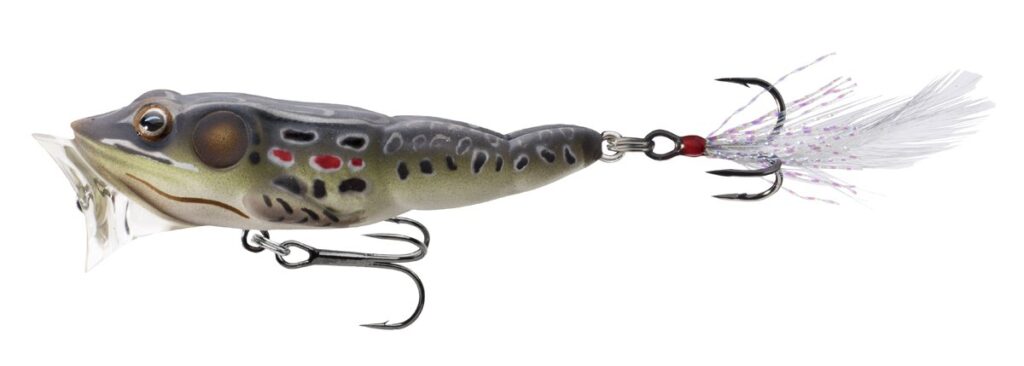 4th most popular lures for pike fishing in Quebec. Frogs and poppers.