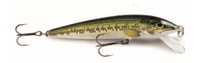 Swimming fish, 3rd most popular lure for pike fishing in Quebec.