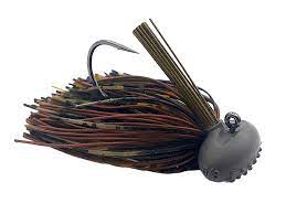 Soccer Jig lure ideal for bass fishing on rocky bottoms.